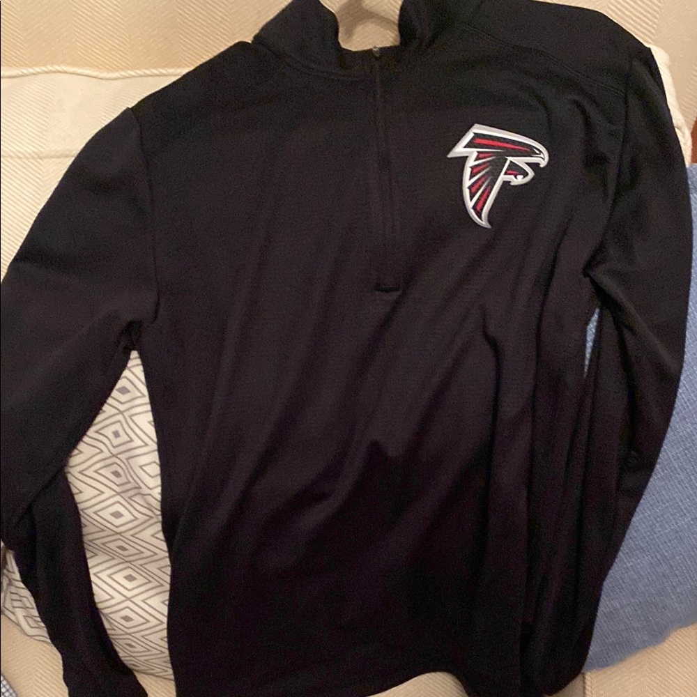 Atlanta Falcons Black Quarter-Zip Pullover